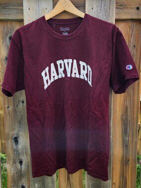 CHAMPION HARVARD T-Shirt Size Large